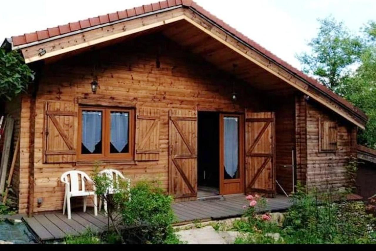 Chalet Chaleureux A Louatre Avec Piscine Partagee Dış mekan fotoğraf